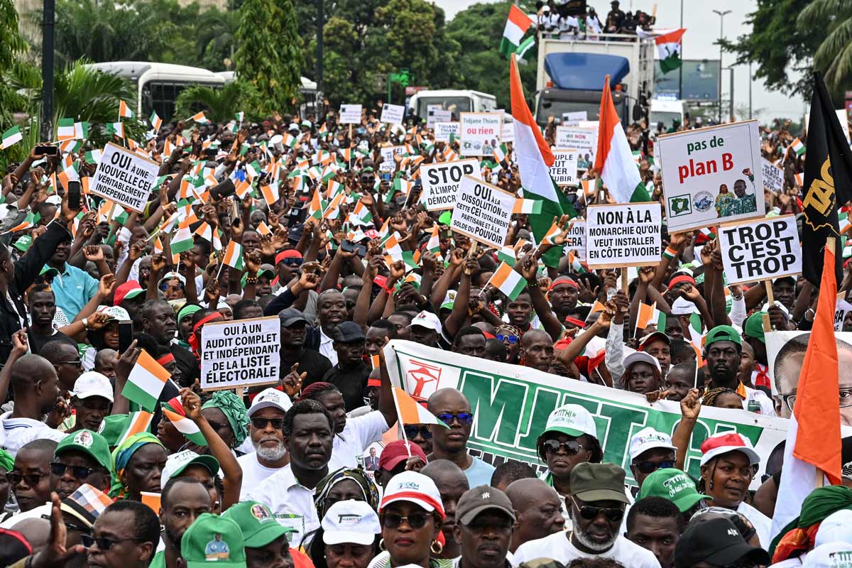 Présidentielle en Côte d’Ivoire : L’opposition durcit le ton à deux semaines du vote Présidentielle en Côte d’Ivoire : L’opposition durcit le ton à deux semaines du vote