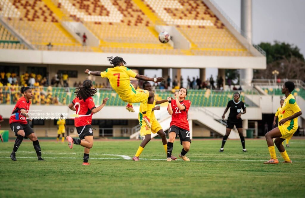 Bénin U20 fémin, Romaine Gandonou en action