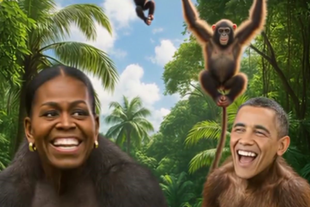 Trump publie une vidéo raciste visant Barack et Michelle Obama Trump vidéo Obama